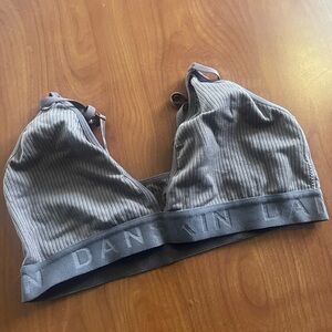 Danikin Ribbed Bralette in Dusty Gray